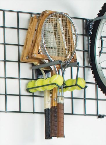 Miniatura 4 de Organized Living - 7115502050 Organizador de actividades para raquetas, color gris granito