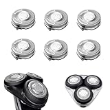 SH50 Replacement Heads for Philips Norelco Series 5000 Electric Shaver, Replacement Blades Head Fit for Phillips Series 5000, AquaTouch, PowerTouch, 6 pcs