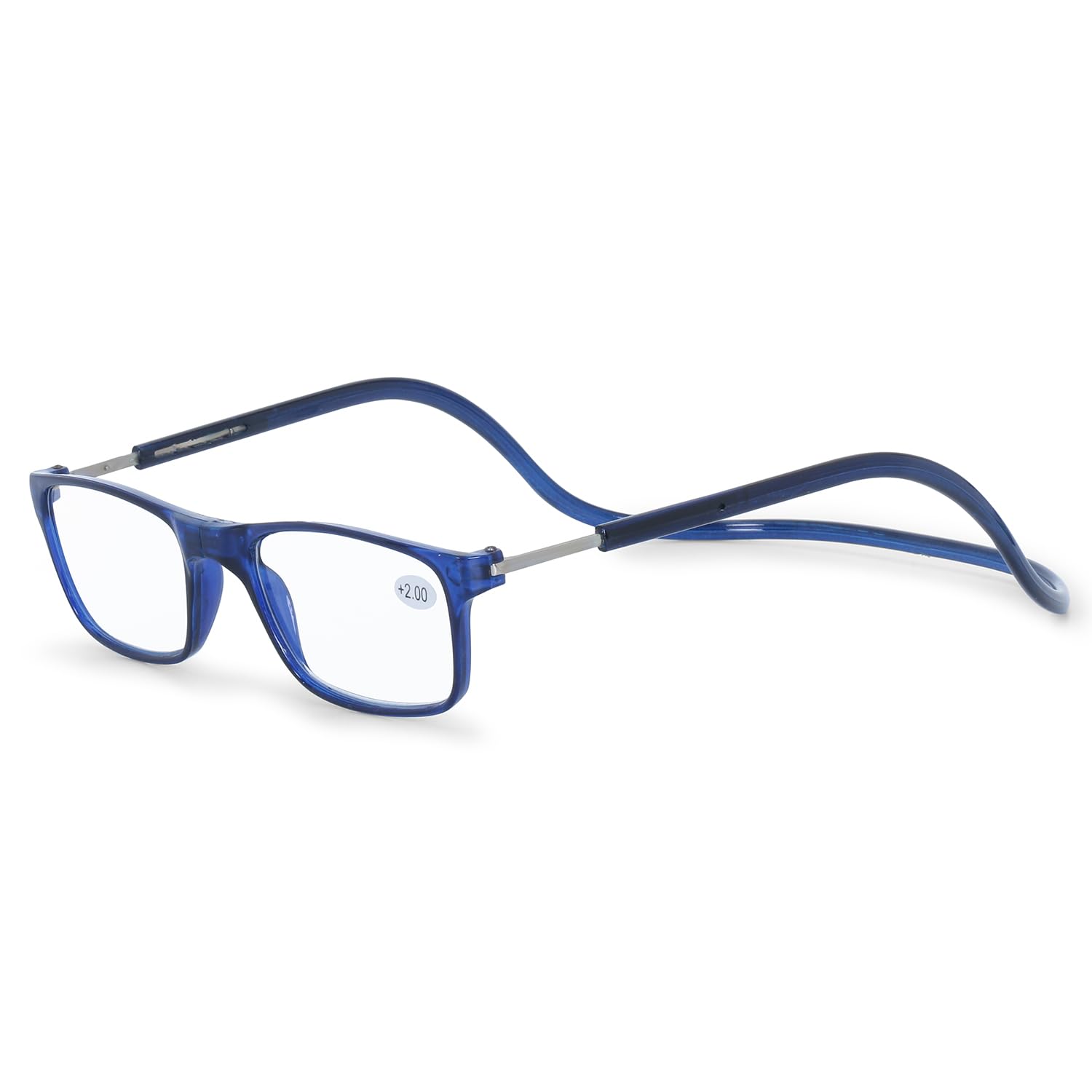 AEC ID OGFlex Magnetic Adjustable Front Connect Full Rim Reading Glasses (Blue, +1.75) (B09Y9D283H) Amazon Price History, Amazon Price Tracker