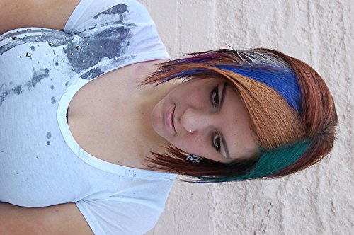 Spray temporal para cabello Touch up color azul miniatura 4