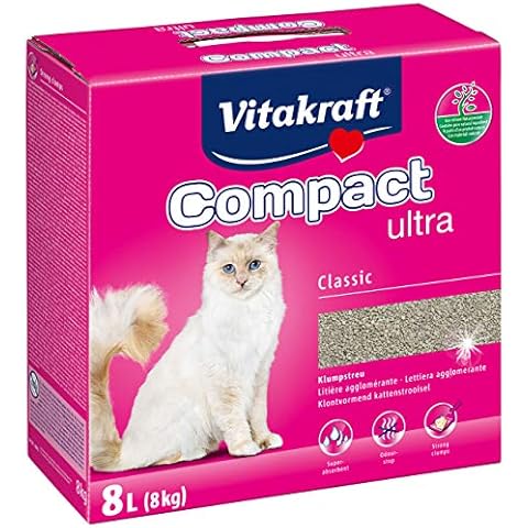 Arena para Gatos Vitakraft Compact Ultra Aglomerante Cover