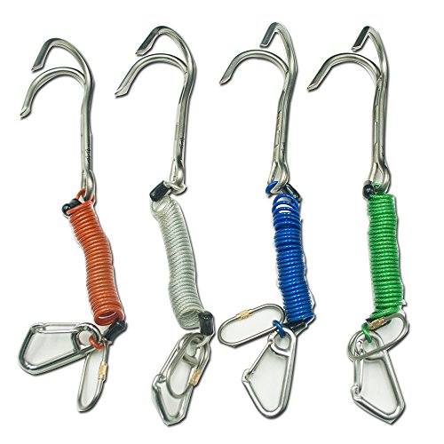 Tito Scuba double plongée plongée en alliage de titane double crochet Reef Drift Crochet avec entrée et crochet pour courant Dive Cover