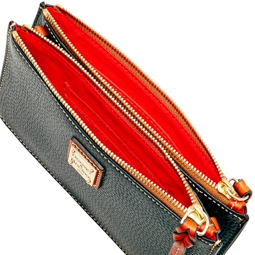 Dooney & Bourke Small Crossbody Bags for Women, Leather Ella Crossbody Clutch Purse with Removable Strap3