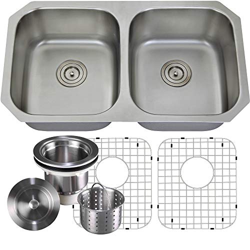 Extra Thick 16 Gauge Durable & Unbeatable Combo Package Deal Aquarius 32"x18"x9" Double