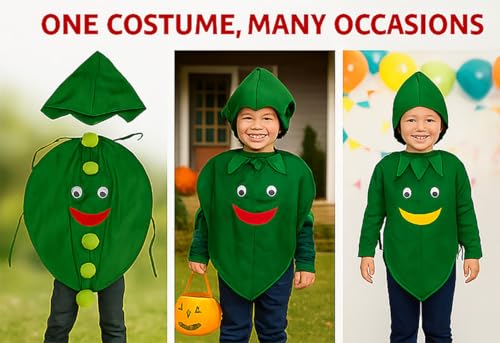 Image of FancyDressWale Fruit & Vegetable Fancy Dress Costume for Kids | Free Size 2-10 Years | School Fancy Dress, Stage Shows, Theme Parties
