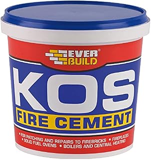 Everbuild KOS Fire Cement, Black, 1 kg