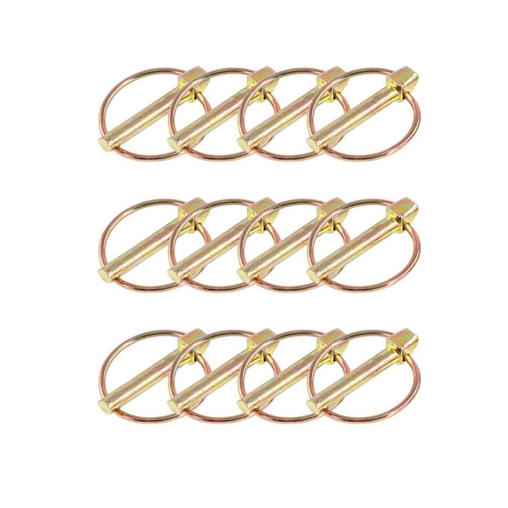12 Pcs Lynch Pin Assortment Kit Heavy Duty Trailer Lock High Quality