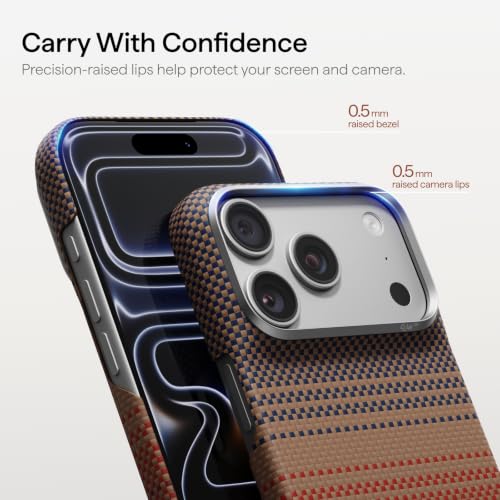 Image of pitaka for iPhone Pro Max Case 6.9 inch, Caseless Feeling, Sunset