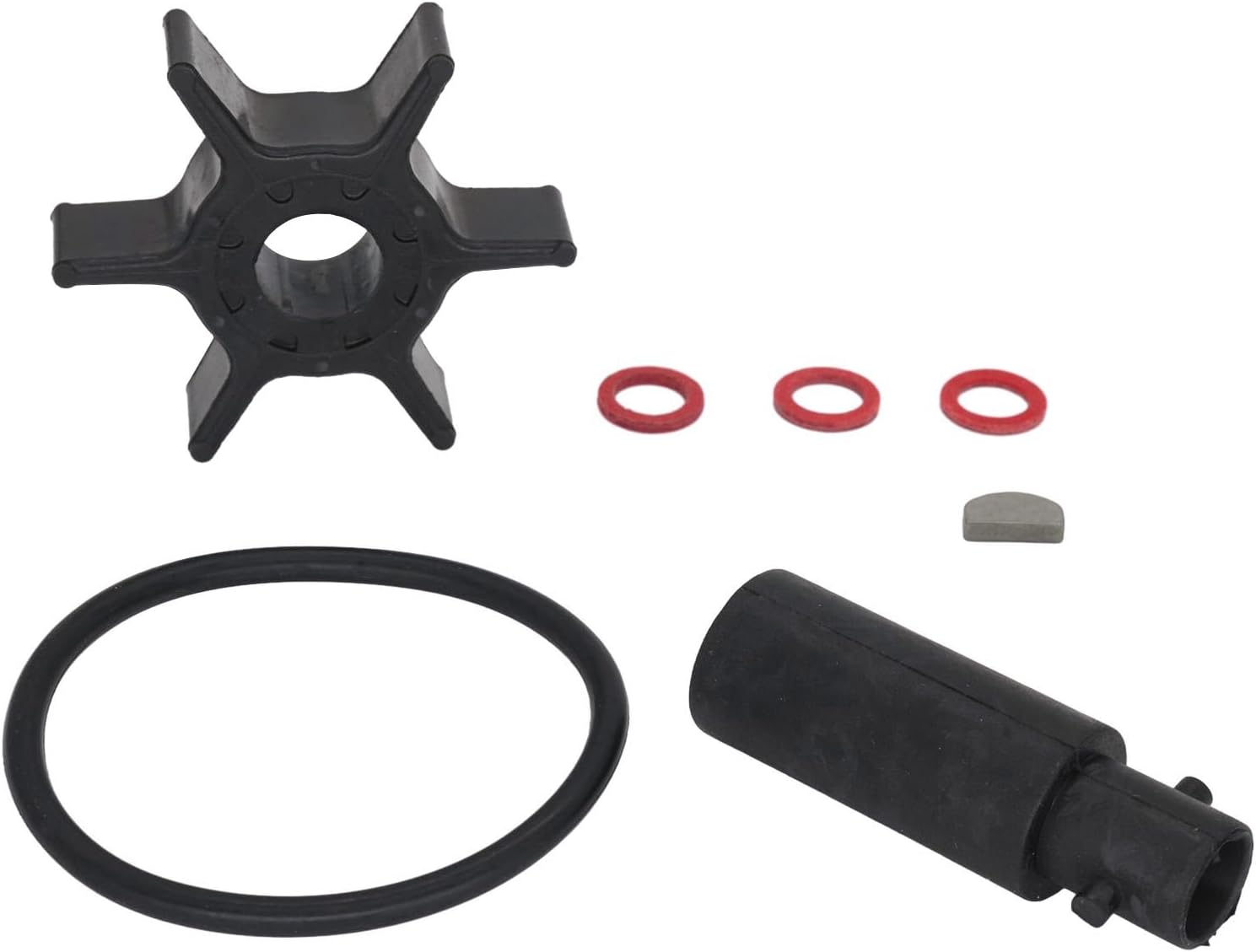 6E5-44352 Marine Water Pump Impeller Service Kit Compatible with Yamaha 2 Stroke 150-300 HP and 4 Stroke 150 200 225 HP Boat Outboard Motor Replacement 6E5-44352-00 Sierra 18-3071