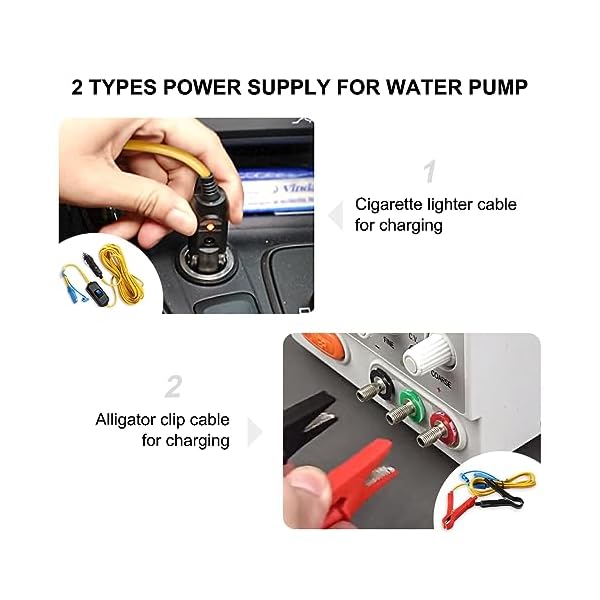 CAMPLUX 5L 1.32 GPM Outdoor Portable Propane Gas Tankless Water Heater With 1.2 GPM Water Pump - Image 7