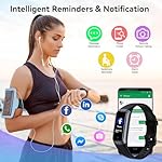 Fitness Tracker with 24/7 Heart Rate, Blood Oxygen Blood Pressure Sleep Monitor, Activity Trackers 5 ATM Waterproof,Step Calorie Counter Pedometer Health Smart Watch for Women Men - Image 4