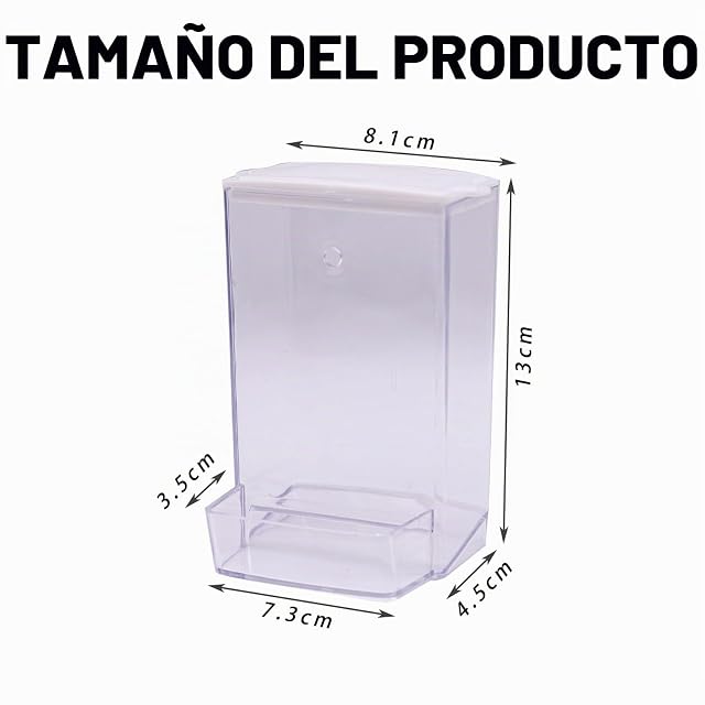 Foto 7 de 7 de Máquina expendedora de alimentos para pájaros - Alimentador para periquitos, canarios, pinzones, periquitos