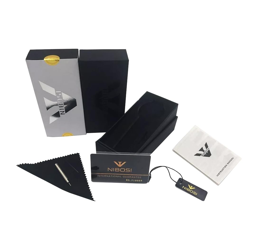 Relógio Masculino Nibosi 2309 Analógico Cronógrafo Funcional Original Ponteiro Luminoso Data em promoção! Veja a oferta e mais achadinhos de Relógios de pulso 4 Hoje é o melhor dia para comprar Relógio Masculino Nibosi 2309 Analógico Cronógrafo Funcional Original Ponteiro Luminoso Data com aquele preço maroto! Promoção! Aproveite a oferta! 4