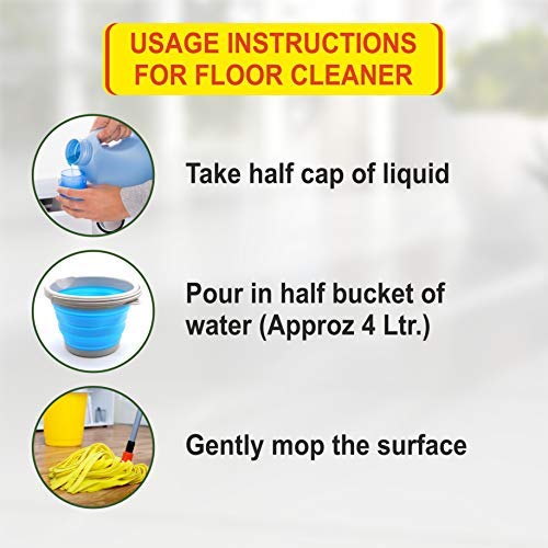Image of Saya Floor Cleaner Liquid for Cleans and Shines to Tiles, Marble, Italian Floor & Surface Cleaner -(Rose - 1.5L)
