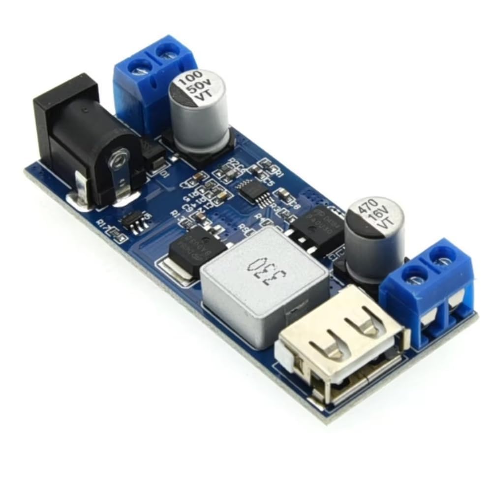 DC-DC Buck Converter XY-3606 Step Down Module 24V/12V to 5V 5A Power Supply Board, Voltage Regulator Converter for uno, LED Strip, CCTV, DIY Projects-image-35