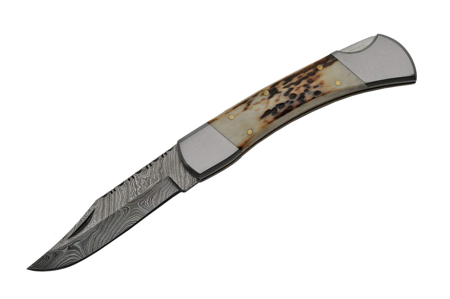 SZCO Supplies Double Bolster Hunter Folding Knife