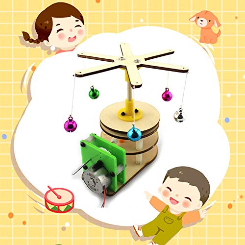 Carrossel de madeira, carrossel ecológico, casa de bebê simples e segura para crianças para crianças