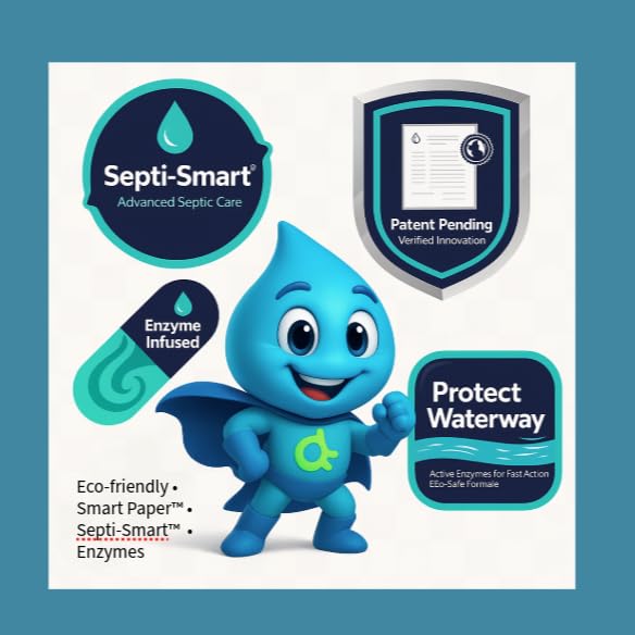 Tabletas para mantenimiento de sistema séptico Septi-Smart miniatura 5