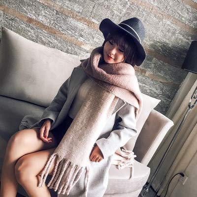 Écharpe de mode chaude et épaisse pour femme contre les courants d'air glacés