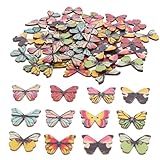 Photo Gallery sewoart 100 pezzi bottoni in legno farfalla per cucito e decorazioni te miste per scrapbooking e progetti creativi Photo Gallery sewoart 100 pezzi bottoni in legno farfalla per cucito e decorazioni te miste per scrapbooking e progetti creativi