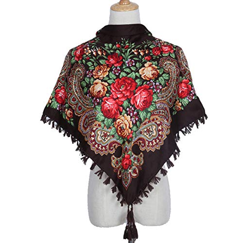 1 Pezzo Sciarpa Stampata Alla Moda Da Donna, Copricapo