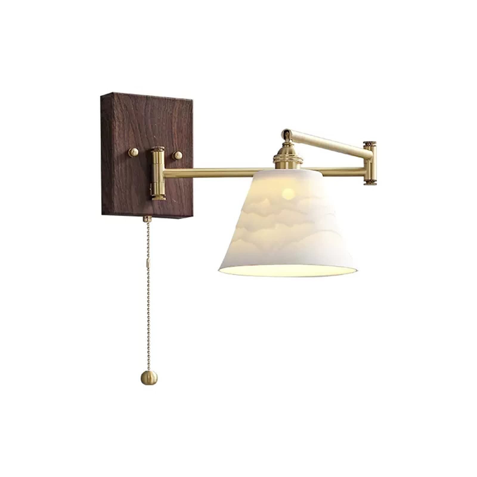 Kinkiet ścienny Lekki, luksusowy salon, sypialnia, lampka nocna do czytania, kreatywna, całkowicie miedziana lampa ścienna z przełącznikiem