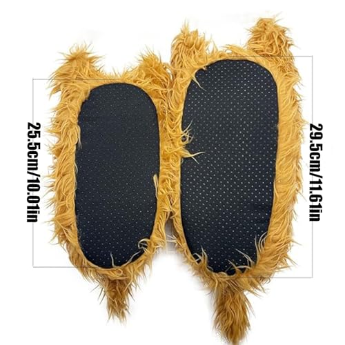 Highland Cow Plush Scottish Cow Slippers - Soft Warm Animal Home Indoor Unisex Slippers2