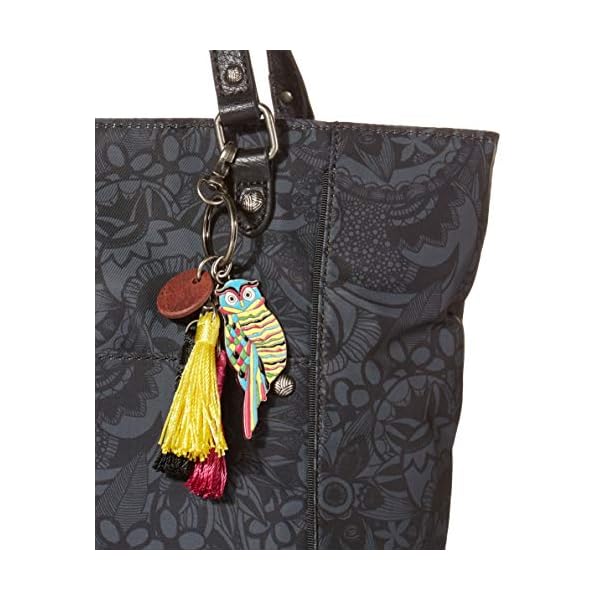 Sakroots-Womens-Eco-Twill-Metro-Tote Sakroots womens Bag in Eco-twill, Large & Roomy With Zip Closure, Sustainable Durable Design, Lining Made fro Tote, Black Spirit Desert, One Size US