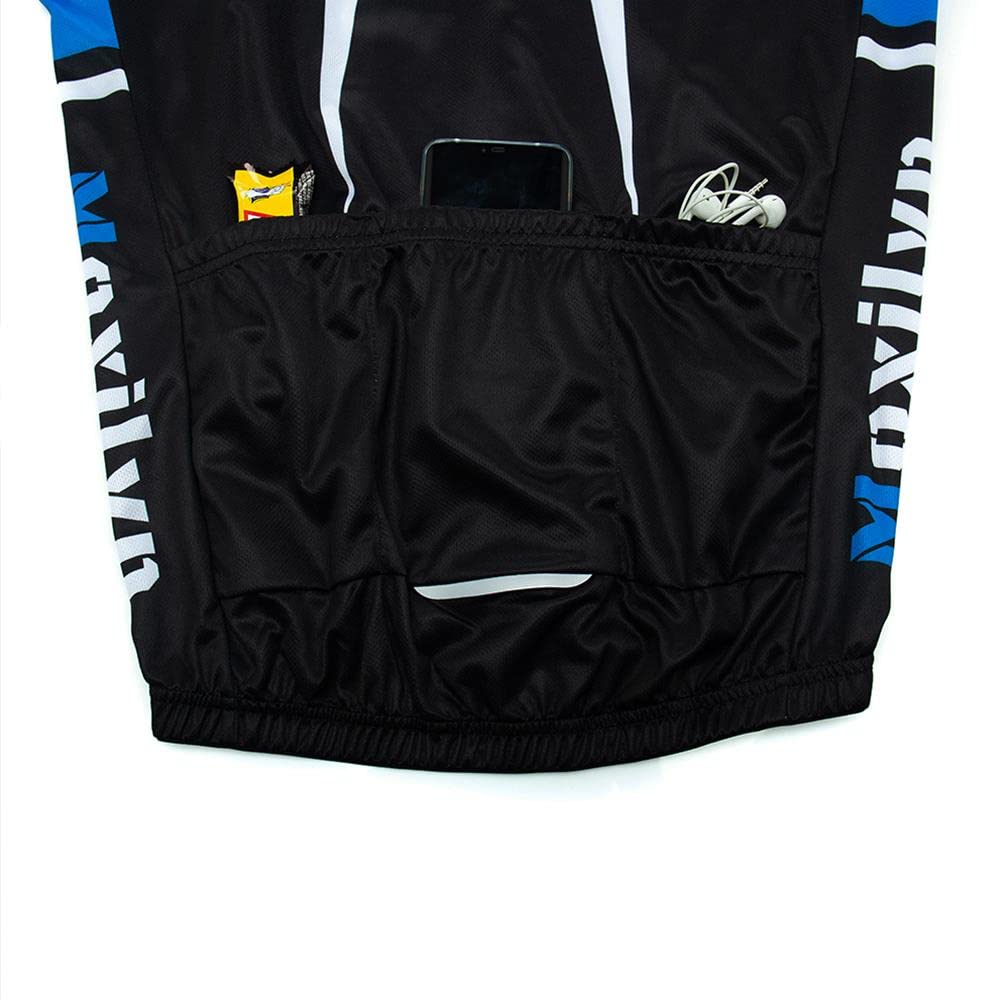 Moxilyn Maglia da Ciclismo Set Maglia Manica Corta+9D Gel Pantaloni Uomo Estate Ciclismo Abbigliamento Traspirante Asciugatura Rapida