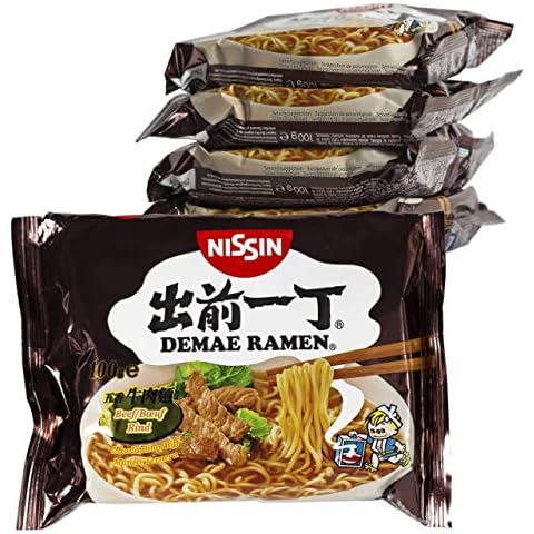 Nissin Demae Ramen Fideos Instantáneos de Ternera Cover