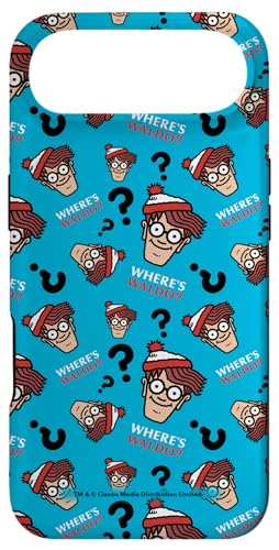 ウォーリーをさがせ! Faces and Question Marks All-Over Print スマホケース iPhone Air 用