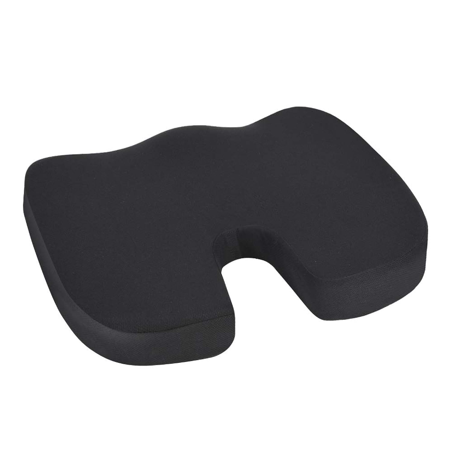Amazon Basics Memory Foam Seat Cushion - Black, U-Shape