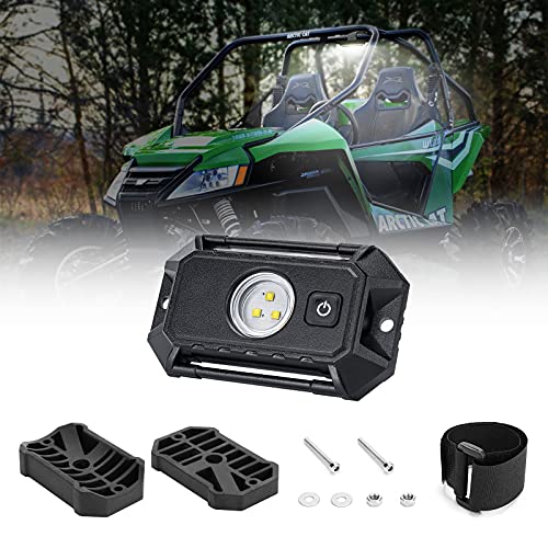 LED Dome Light, Universal Roll Bar Mount LED Interior Light Car Interior Reading Light W/ Switch Dome Light Roll Cage Light Courtesy Work Light LED Rock Lights for Utv ATV Polaris RZR Golf Cart
