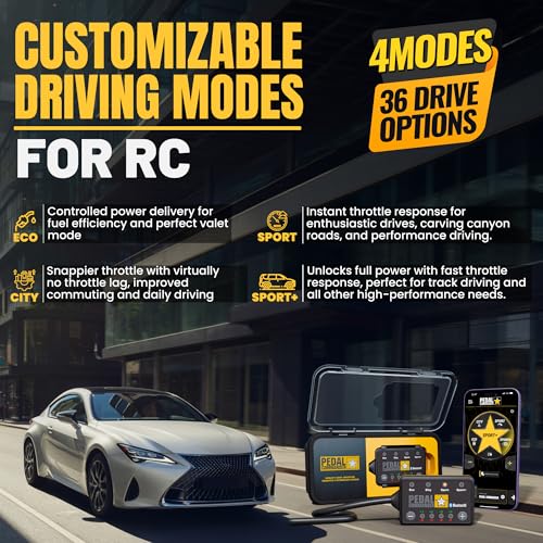 Image of PEDAL COMMANDER for Lexus RC 2015-2025 Throttle Response Controller - Anti-Theft, 4 Driving Modes, App Control, Throttle Controller Performance Upgrade, RC Accessories