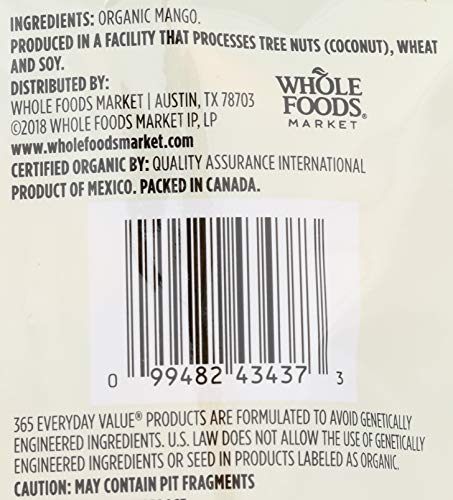365 Everyday Value, Organic Mango Slices, 8 oz