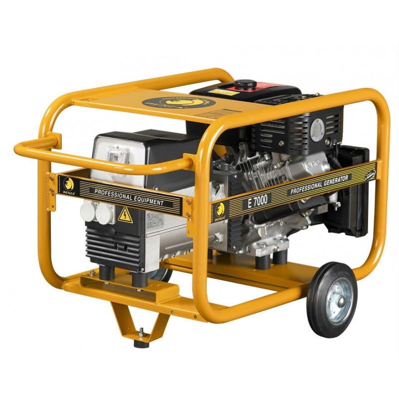 Generador E7000 con Arranque Manual, Alto Rendimiento y Durabilidad para Trabajos Pesados