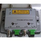 PacSatSales CATV ミニ光ファイバーノード - 2ウェイ FTTH 1310nm - 超強力設計 - 現場での使用のための商用品質。