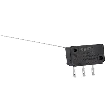 Coin Switch Wire Switch 5A 125/250V AC 3 Foot 0.1A 30V DC 1PCS Black 10307