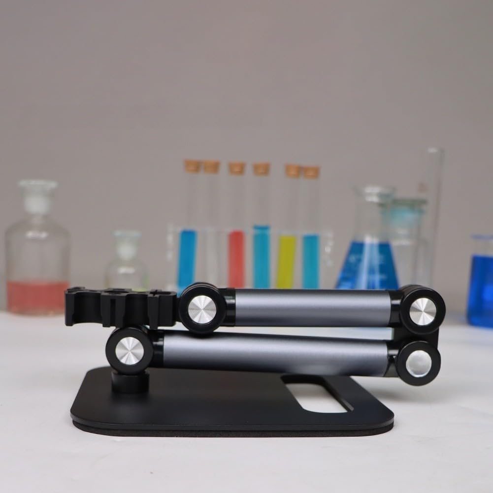 Support d'électrode de laboratoire réglable avec bras de support de 30 cm pour un positionnement précis dans des expériences scientifiques et des laboratoires de recherche compatible avec les