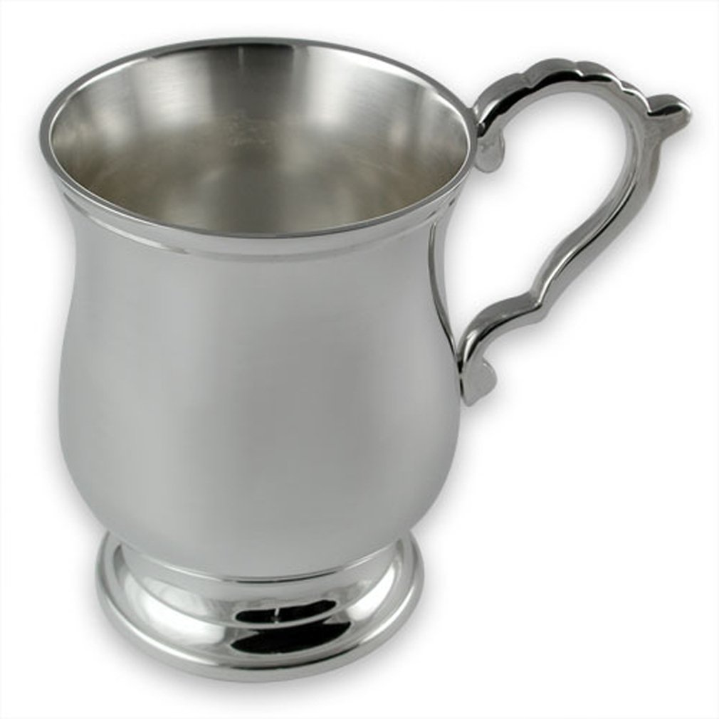 Baptême plaqué argent mug