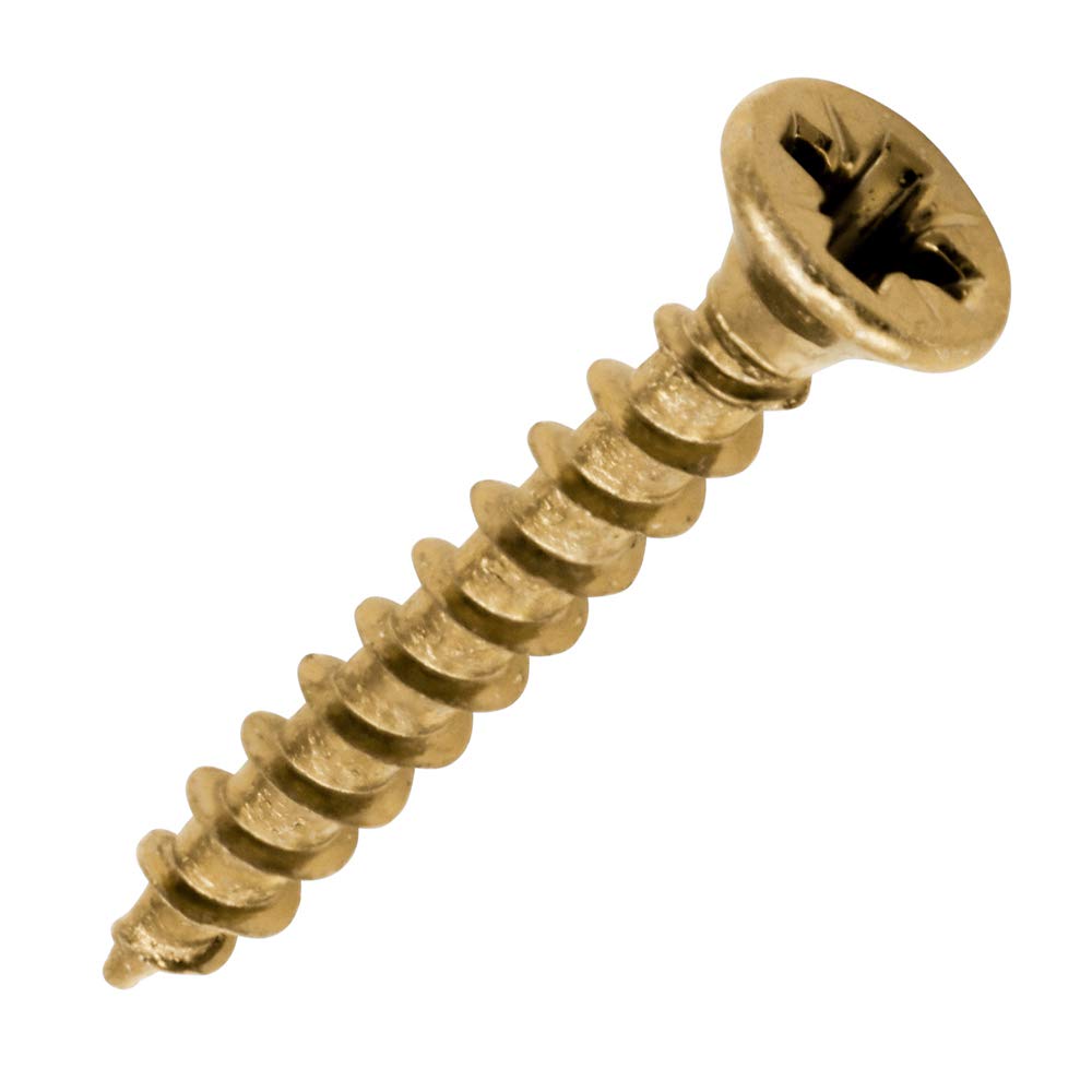 Timco Yellow 35025Soloc Solo Chipboard & Woodscrews - Pz - Double Countersunk - 3.5 X 25 Box 200