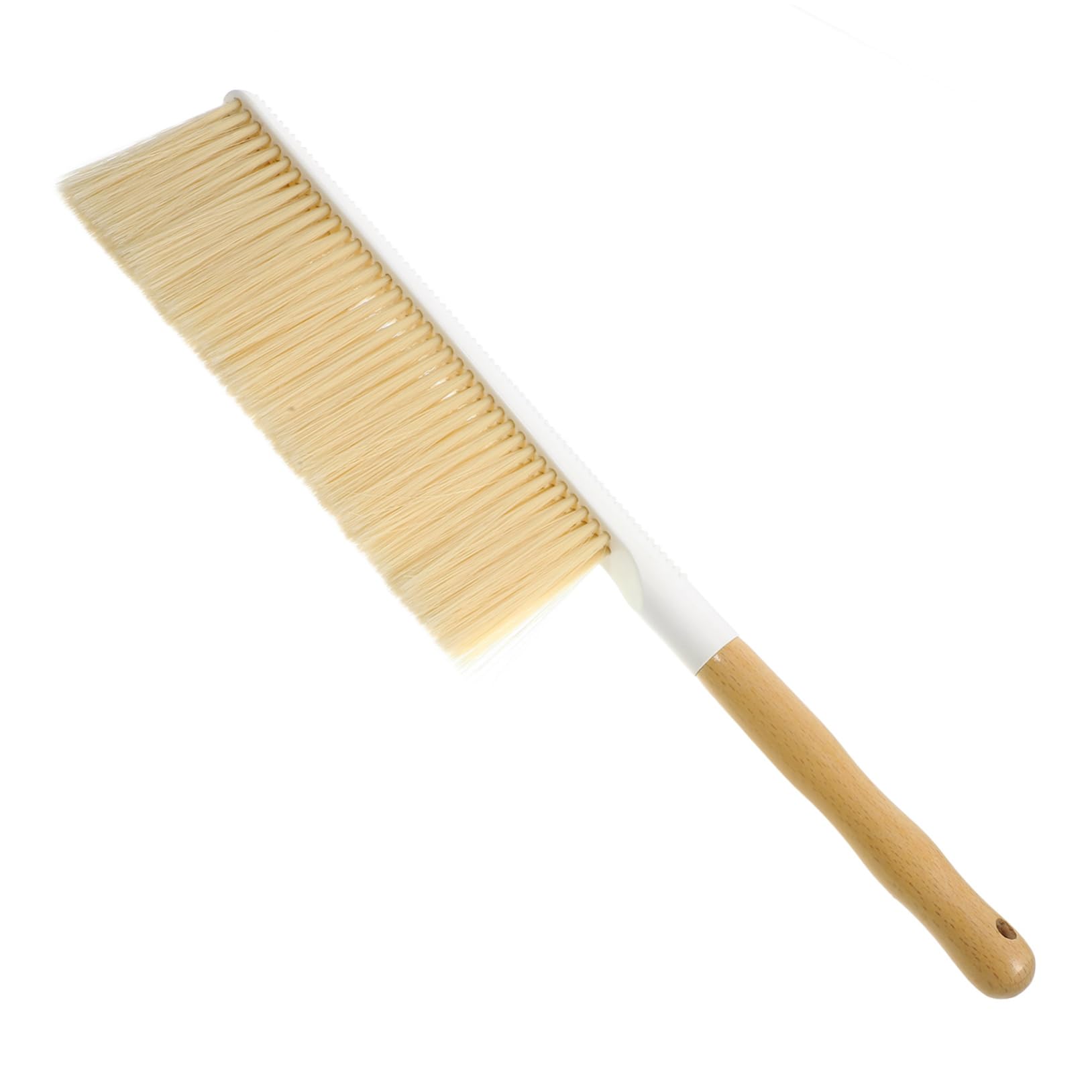 GOOHOCHY Dust Brush Whisk Brooms Cleaning Brush Soft Bristle Hair Brush Soft Brush Hair Broom Brush Grubber Car Cleaning Kitchen Brush to Clean Hand Brush for Cleaning The Pet Beige