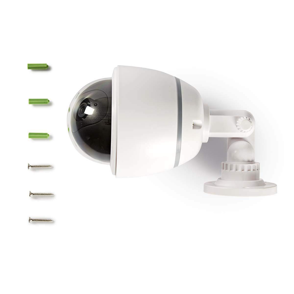 Videocamera Di Sicurezza Fittizia A Cupola – LED Lampeggiante, Alimentata A Batterie AA, Per Interno (Bianco)