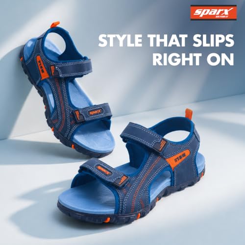 Image of SPARX Outdoor Sandals for Men - Adjustable, Comfort Velcro closure Sandals with Cushioned Footbed, Secure Fit, Durable Sole & All-Day Walking Comfort