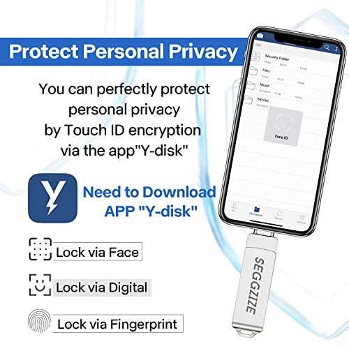 Seggzize 128Gb Photo Stick For Iphone Memory Stick For Photos And Videos,3 In 1 Iphone Flash Drive External Storage, Usb 3.0 Flash Drive For Iphone,Ipad,Type C Devices,Computer,Mac #TOP4