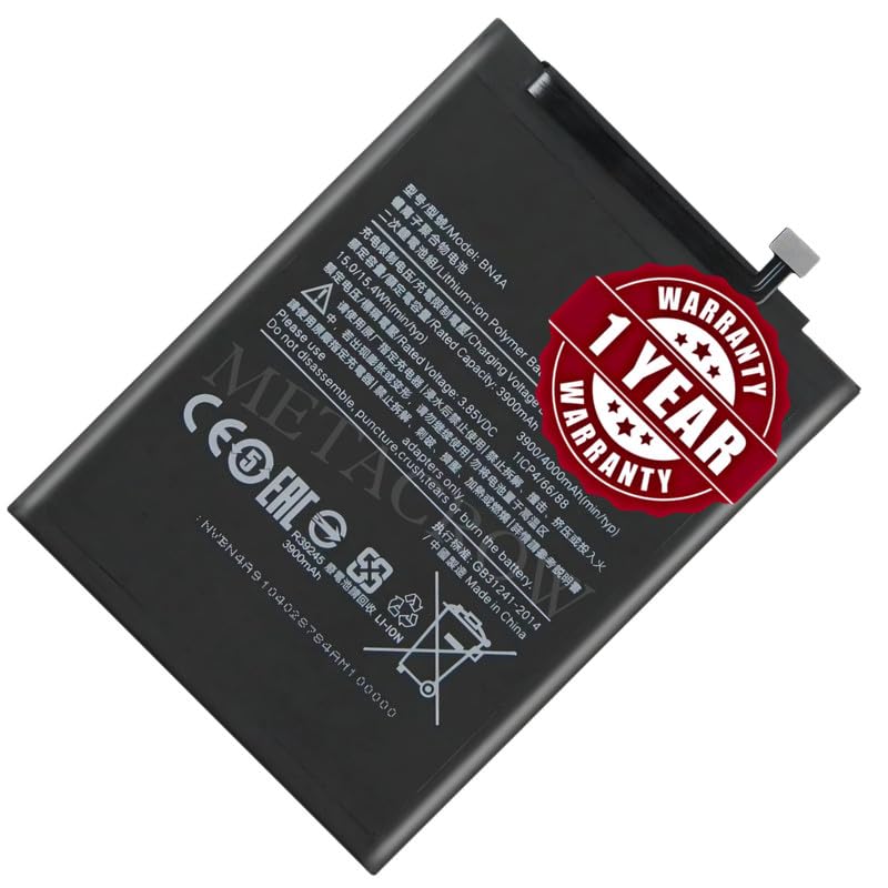Image of Original BN4A Battery Compatible for Xiaomi Redmi Note 7 | Redmi Note 7S | Redmi Note 7 Pro Battery - (4000mAh) - 1 Year Warranty MC12
