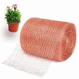 【Ampliamente Utilizado】: La cinta de cobre para babosas se usa para cerrar varias aberturas para evitar que entren babosas, ratones, roedores e insectos. Puede atrapar insectos, caracoles y roedores de manera efectiva, proteger las plantas y los alimentos.