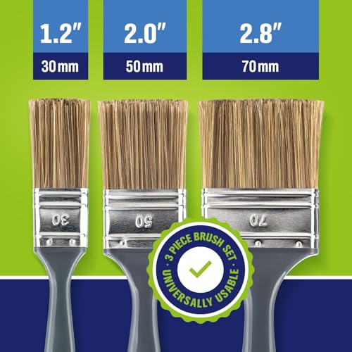 Foto von Color Expert 82650315, Lasurpinselset 30/50/70 mm Grau