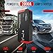 Jump Starter, YABER 2000A Peak 22000mAH 100W Portable AC Jump Starter Car Battery Jumper Starter (All Gas or 8.0L Diesel) Super Safe Car Battery Booster Charging Port