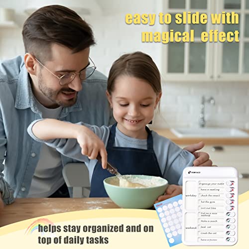 Homyaco Chore Chart For Kids Multiple Kids, Habit Tracker And Behavior Chart For Kids And Adults At Home, Reward Chart, Chores Chart, Bedtime Routine Chart For Toddlers, Checklist Task Planner Board #TOP1